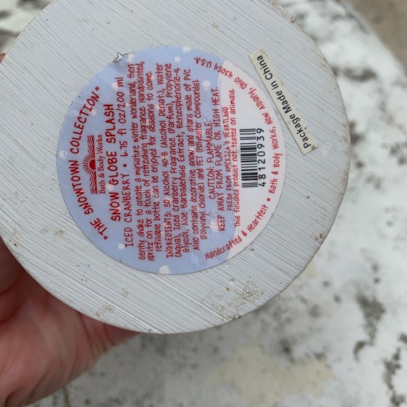 Bath and body works snowman snow globe body spray - Picture 2 of 4